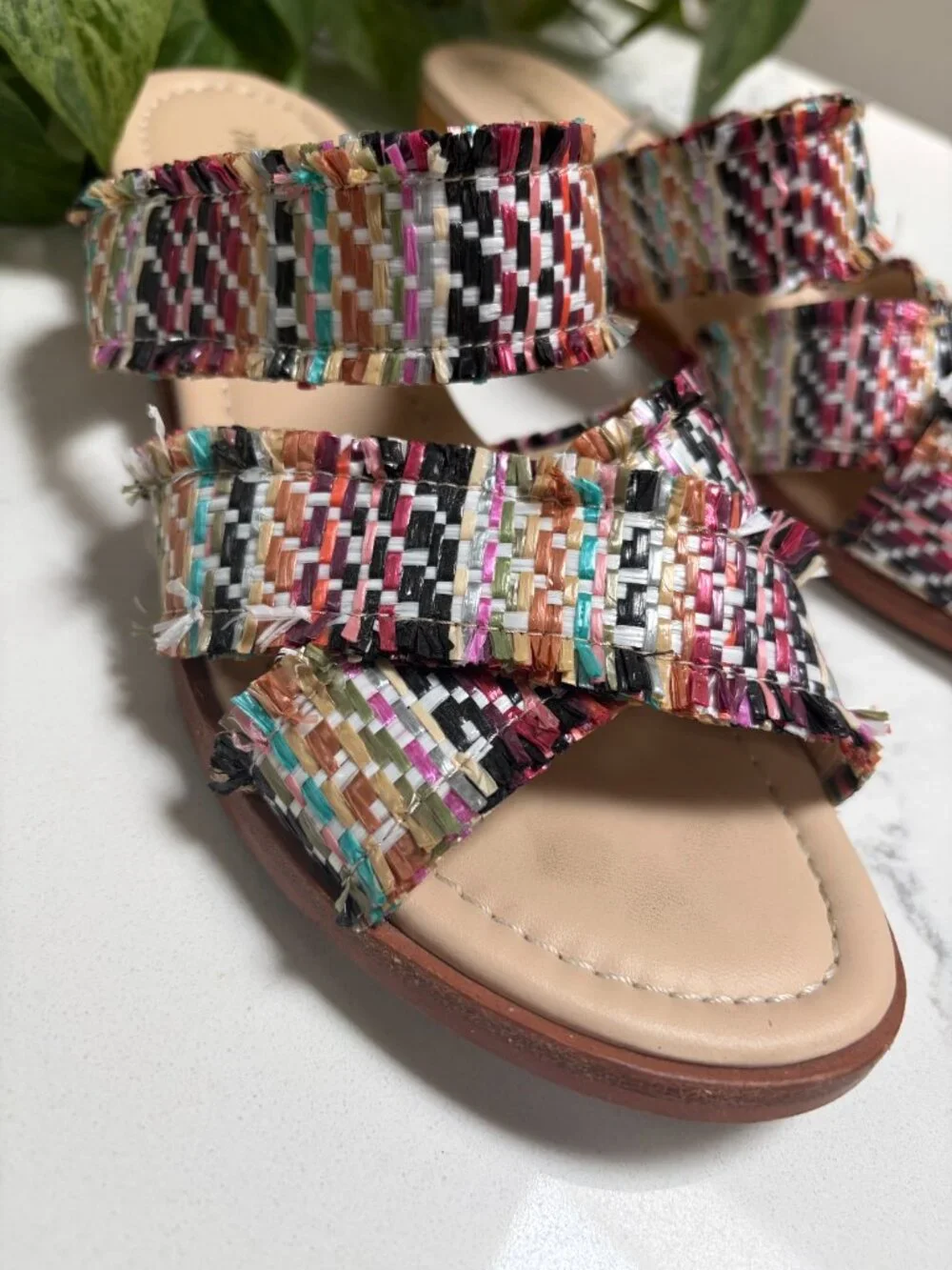 Violet & Red Sandals